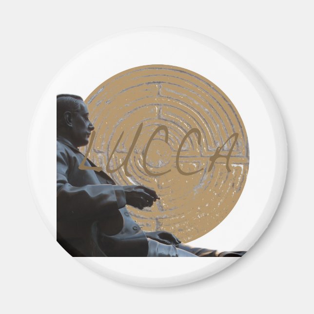 Lucca_Puccini_Italy_Tuscany Magnet (Front)