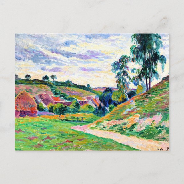 Luce - Haystacks at Moulineux Postcard (Front)