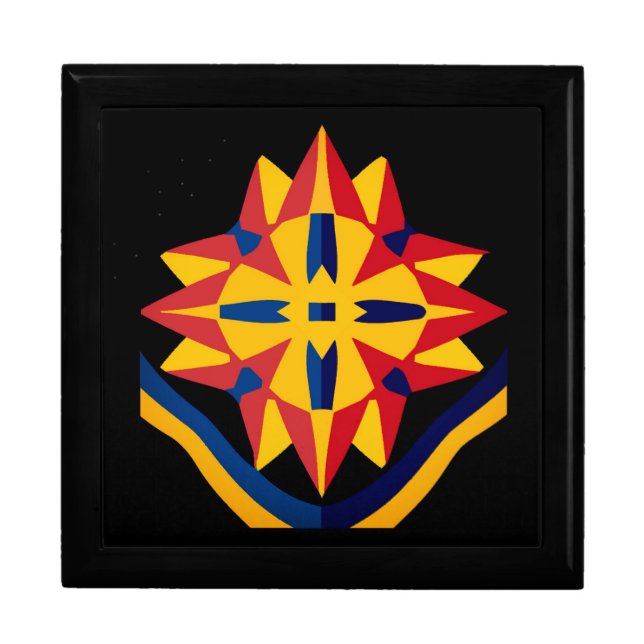 Luceafar Star Wooden Box (Front)