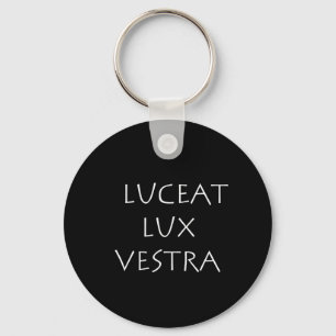 Luceat lux vestra keychain