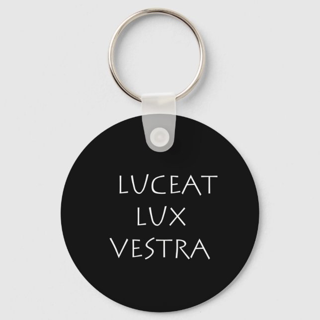 Luceat lux vestra keychain (Front)