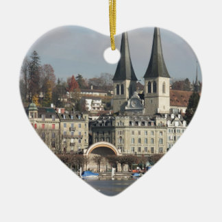 Lucern, Switzerland Ceramic Ornament