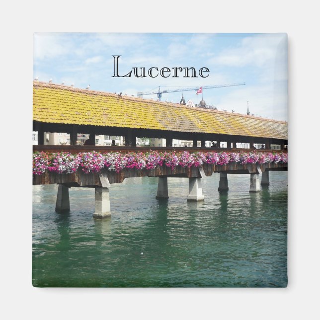 lucerne bridge magnet (Front)