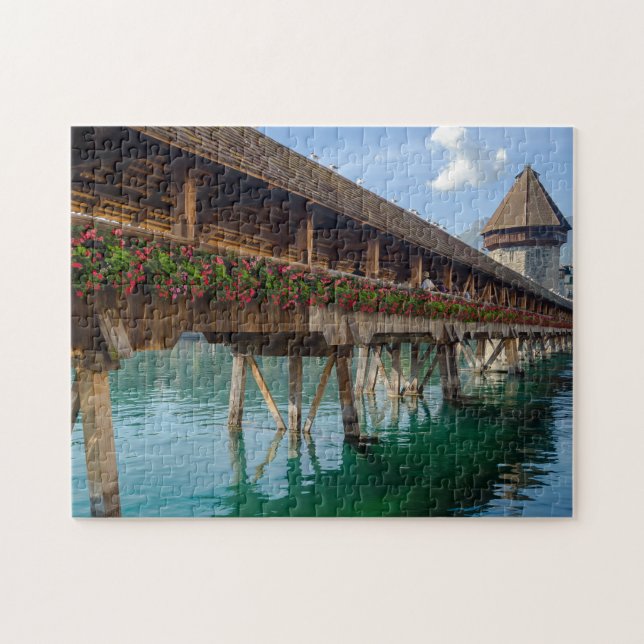 Lucerne Chapel Bridge Jigsaw Puzzle (Horizontal)