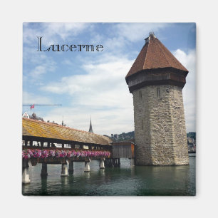 lucerne chapel bridge magnet