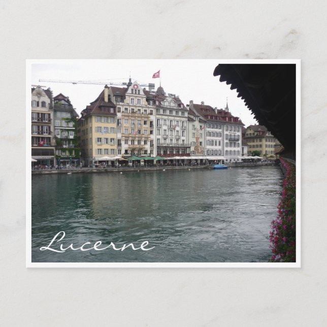 lucerne chapel bridge postcard (Front)