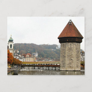 Lucerne old city - Mill bridge Postcard