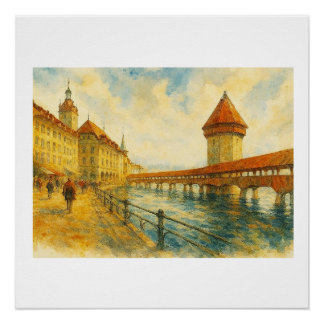 Lucerne Riverside, Poster