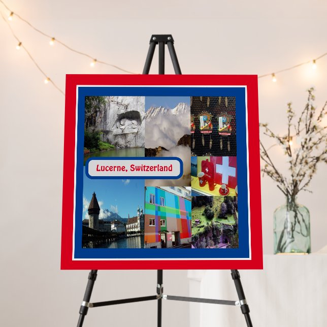 Lucerne, Switzerland Foam Board (In Situ (Stand))