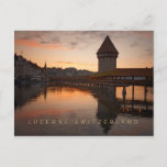 Lucerne Switzerland In The Early Morning Postcard at Zazzle
