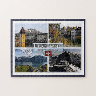 Lucerne - Switzerland - Mosaic - Jigsaw Puzzle