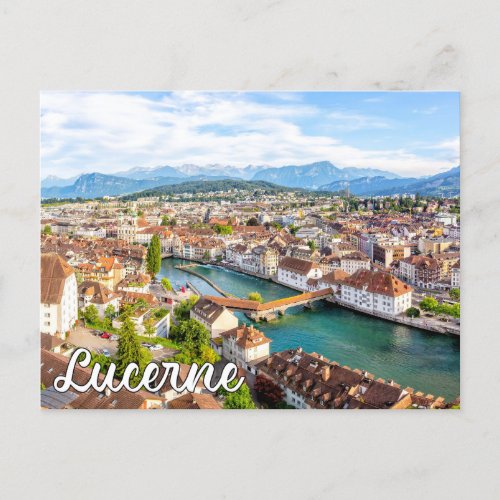 Lucerne Switzerland Postcard