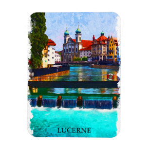 Lucerne Switzerland Swiss Europe Magnet