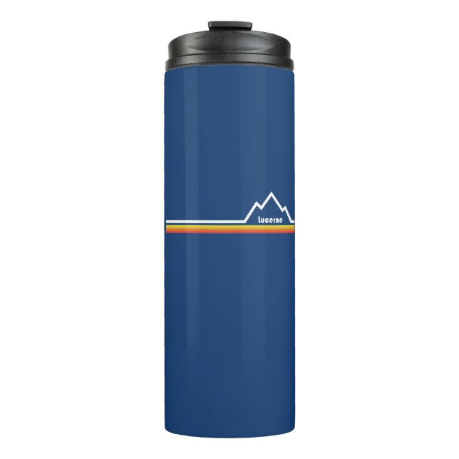 Lucerne, Switzerland Thermal Tumbler (Front)