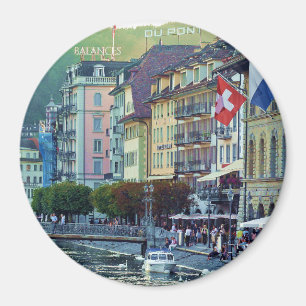 Lucerne Switzerland Travel Europe Photography Magnet