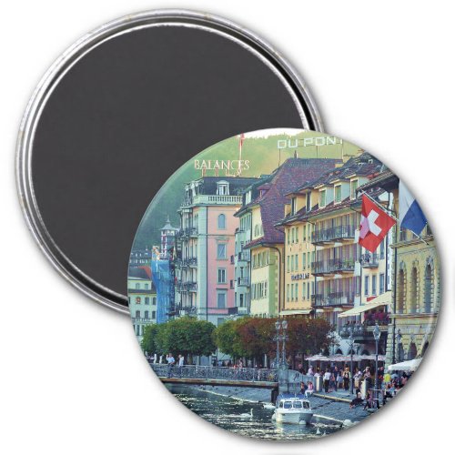 Lucerne Switzerland Travel Europe Photography Magnet