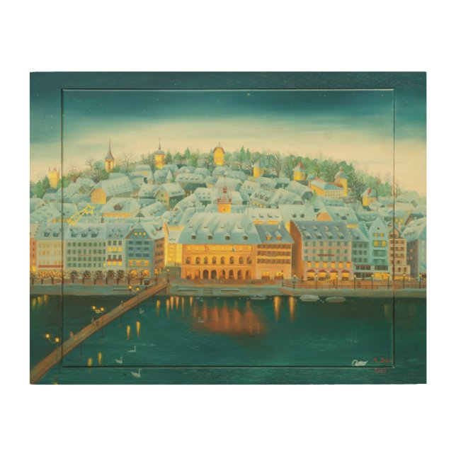 Lucernenis 2001 wood wall decor (Front)