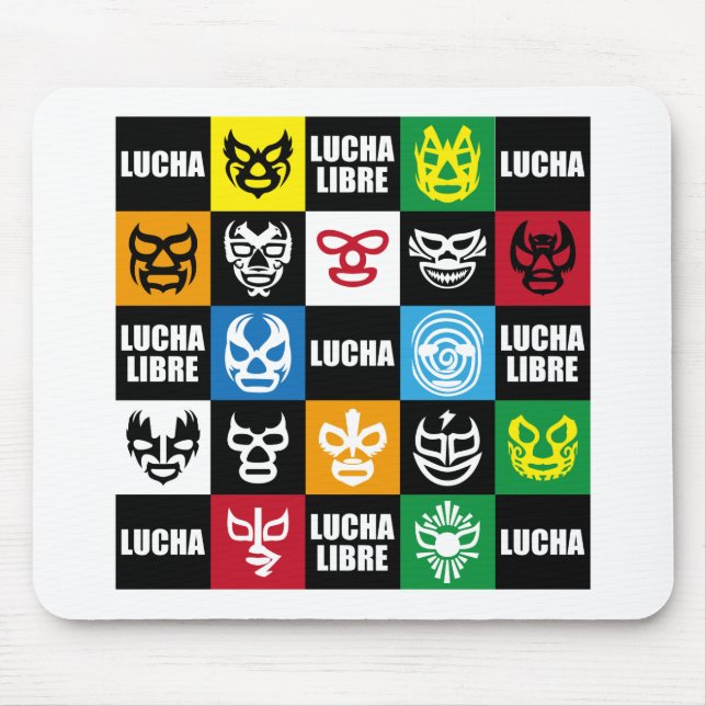 LUCHA#35c Mouse Pad (Front)