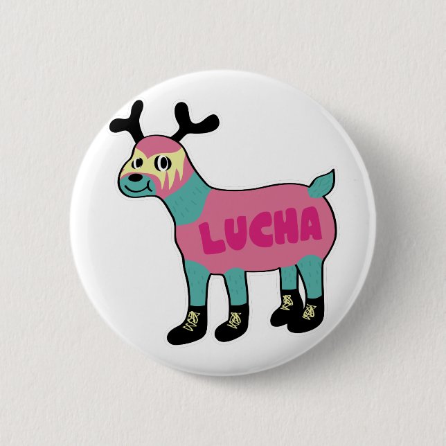 LUCHA#77 BUTTON (Front)