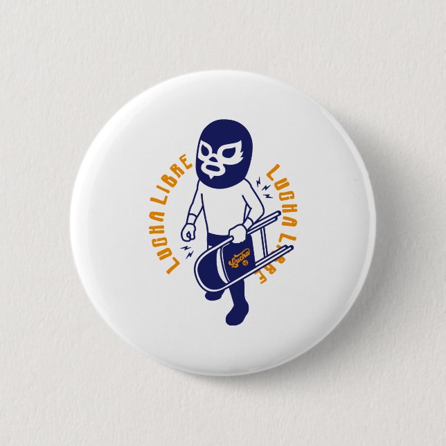 LUCHA LIBRE#131 BUTTON (Front)