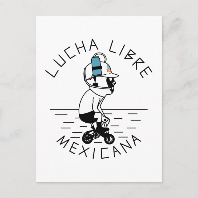 LUCHA LIBRE#26a Postcard (Front)