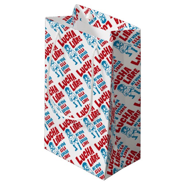LUCHA LIBRE#89 SMALL GIFT BAG (Front Angled)