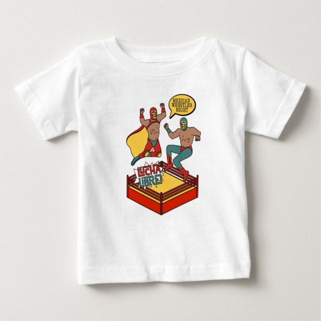Lucha Libre Heroes Baby T-Shirt (Front)