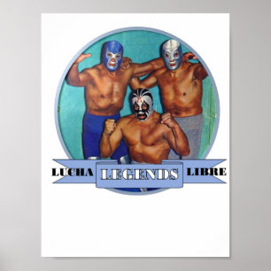 LUCHA LIBRE LEGENDS POSTER