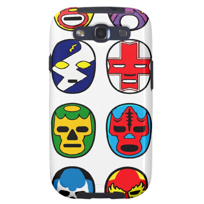 Lucha Libre Luchador Mexican Wrestling Masks Samsung Galaxy S3 Covers