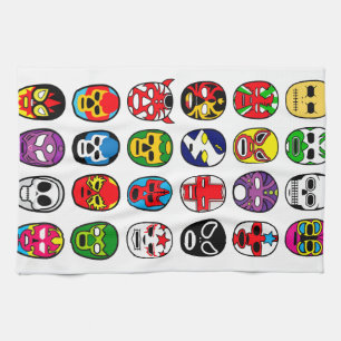 Lucha Libre Luchador Mexican Wrestling Masks Towel