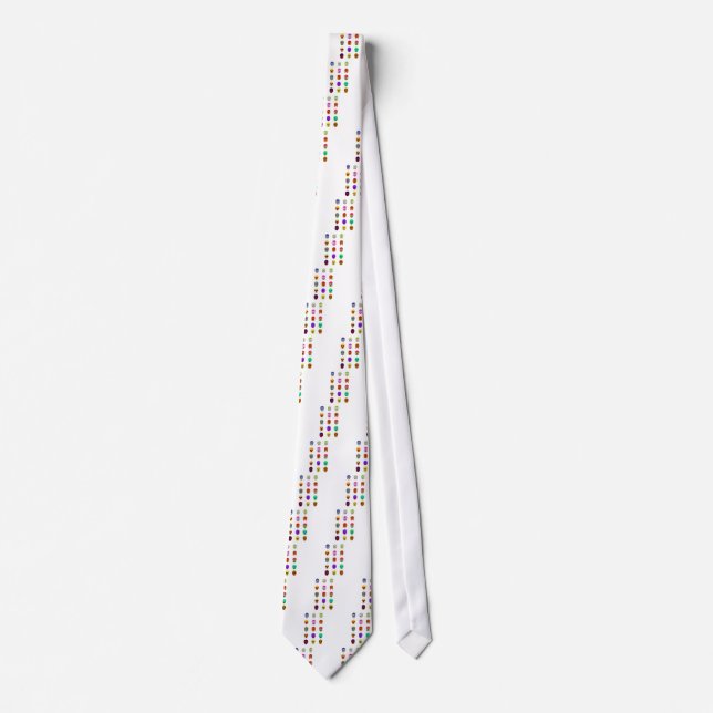 Lucha Libre Mask Mexican Wrestling Neck Tie (Front)