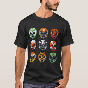 Lucha Libre Masks Shirt Boy Men Mexican Wrestling