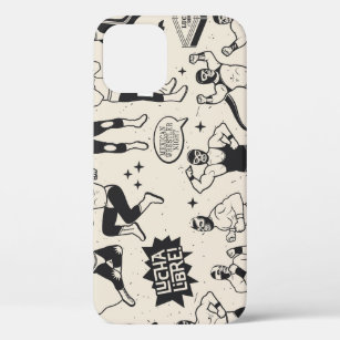 Lucha Libre: Mexican Wrestler pattern iPhone 12 Case