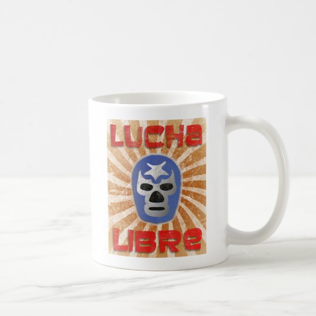 Lucha Libre Mexican Wrestling Coffee Mug (Right)