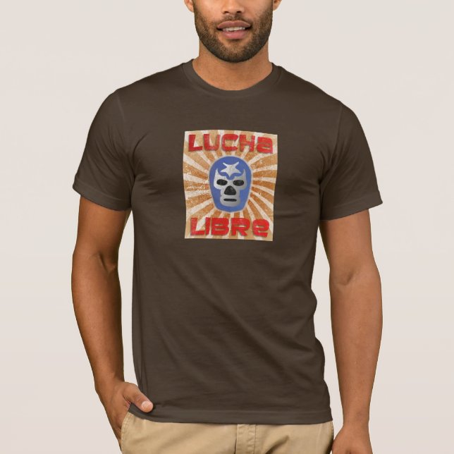 Lucha Libre Mexican Wrestling T-Shirt (Front)