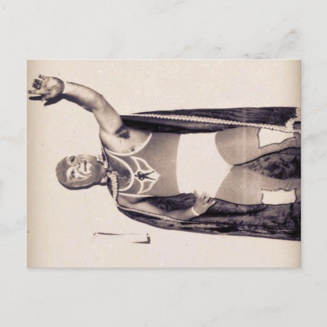 LUCHA LIBRE MEXICANA POSTCARD (Front)