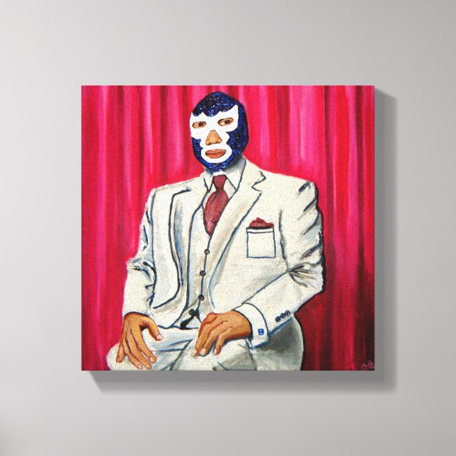 Luchador Canvas Print (Front)