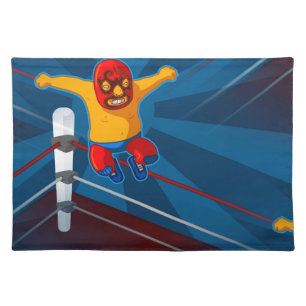 luchador placemat
