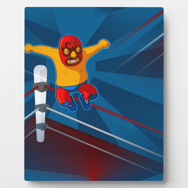 luchador plaque (Front)