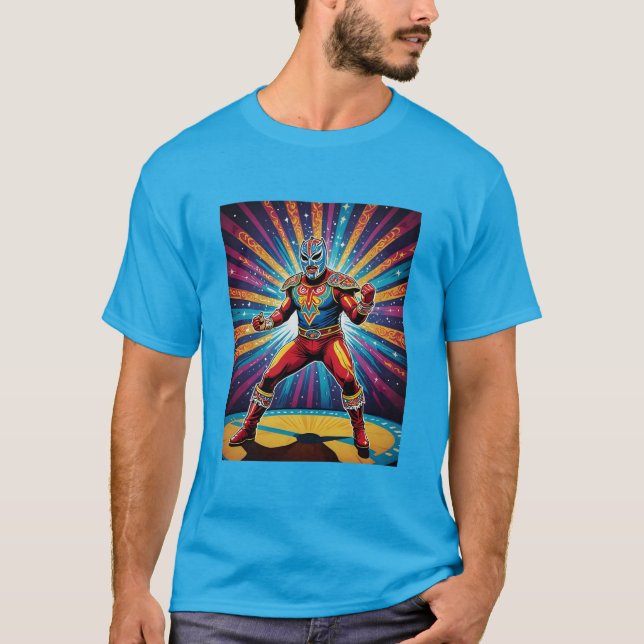 Luchador Power Stance T-Shirt (Front)