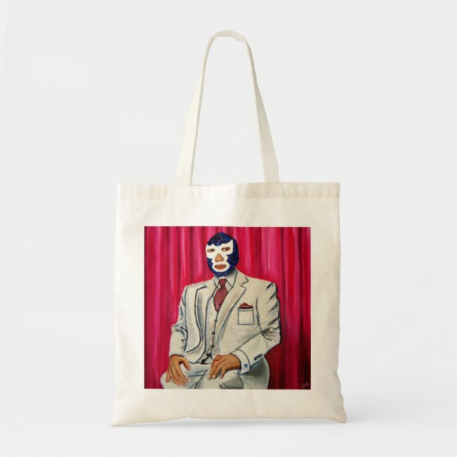 Luchador Tote Bag (Front)