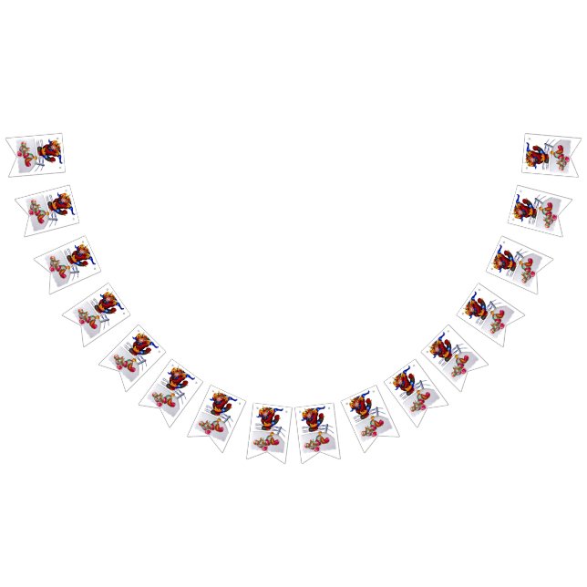 Luchadores Bunting Flags (All)