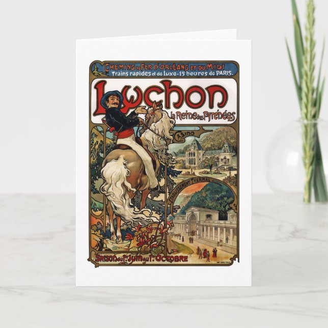 Luchon, Mucha Card (Front)