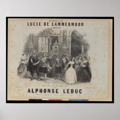 Lucia de Lammermoor by Gaetano Donizetti Poster