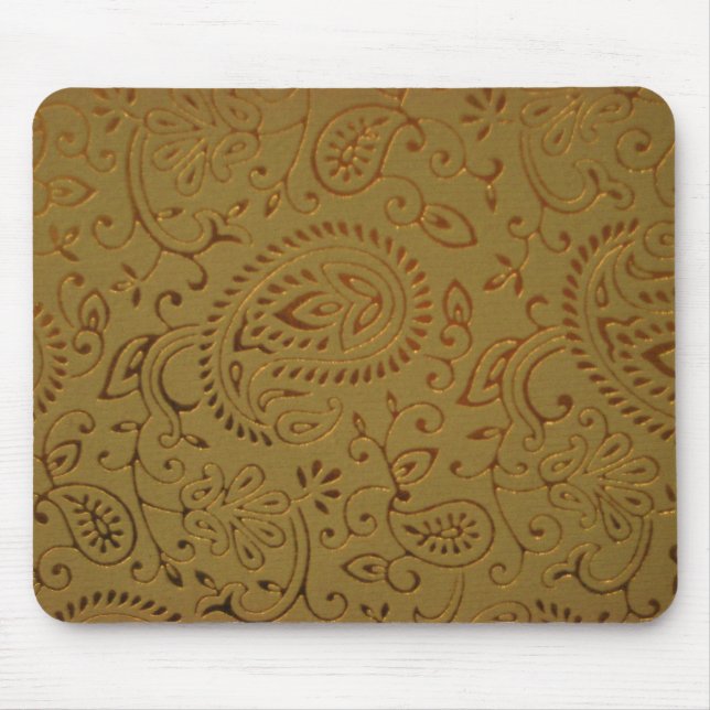 Lucia Gold Mouse Pad (Front)