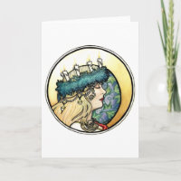 "Lucia" Greeting Card