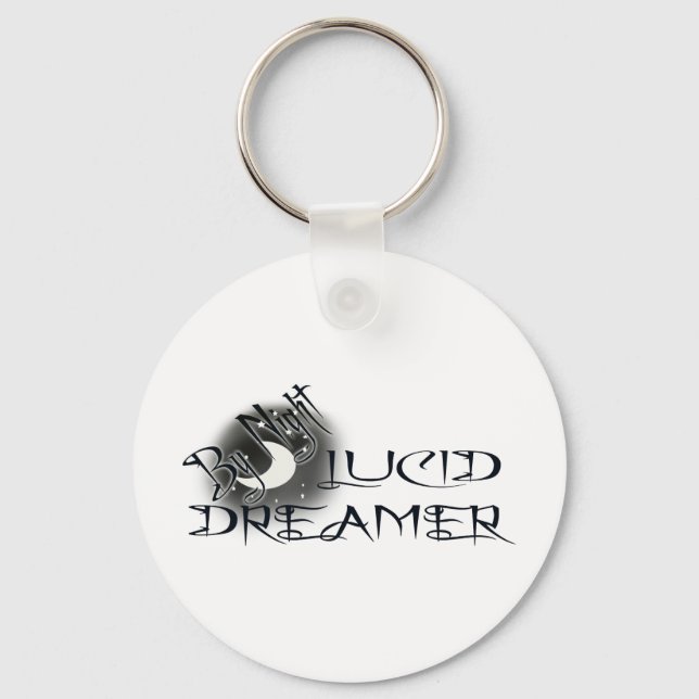 Lucid Dreamer by Night Keychain (Front)