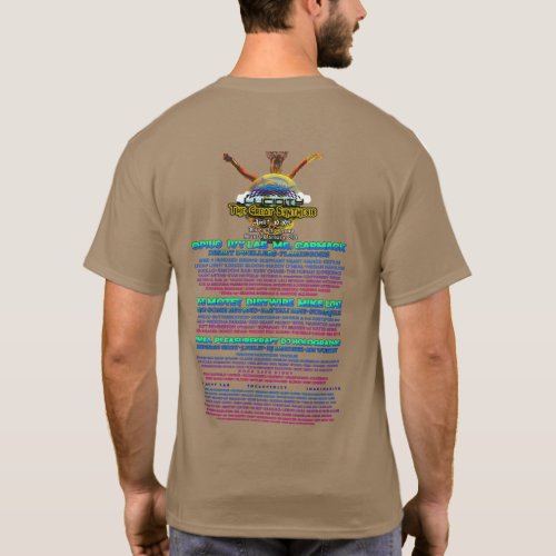 Lucidity Festival 2023 Line_Up T_Shirt