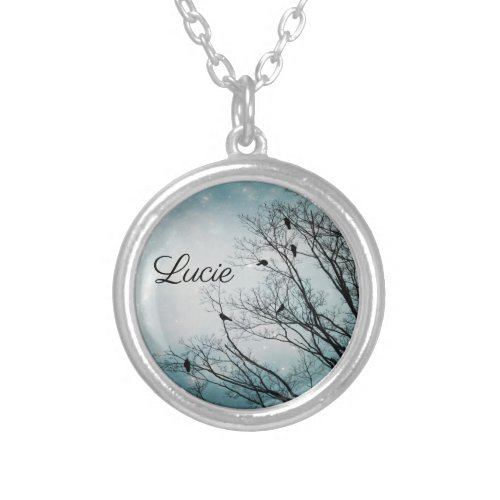 Lucie In The Sky Silver Plated Necklace
