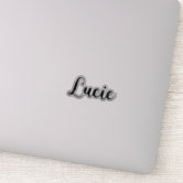 Lucy Name - Handwritten Calligraphy Sticker | Zazzle